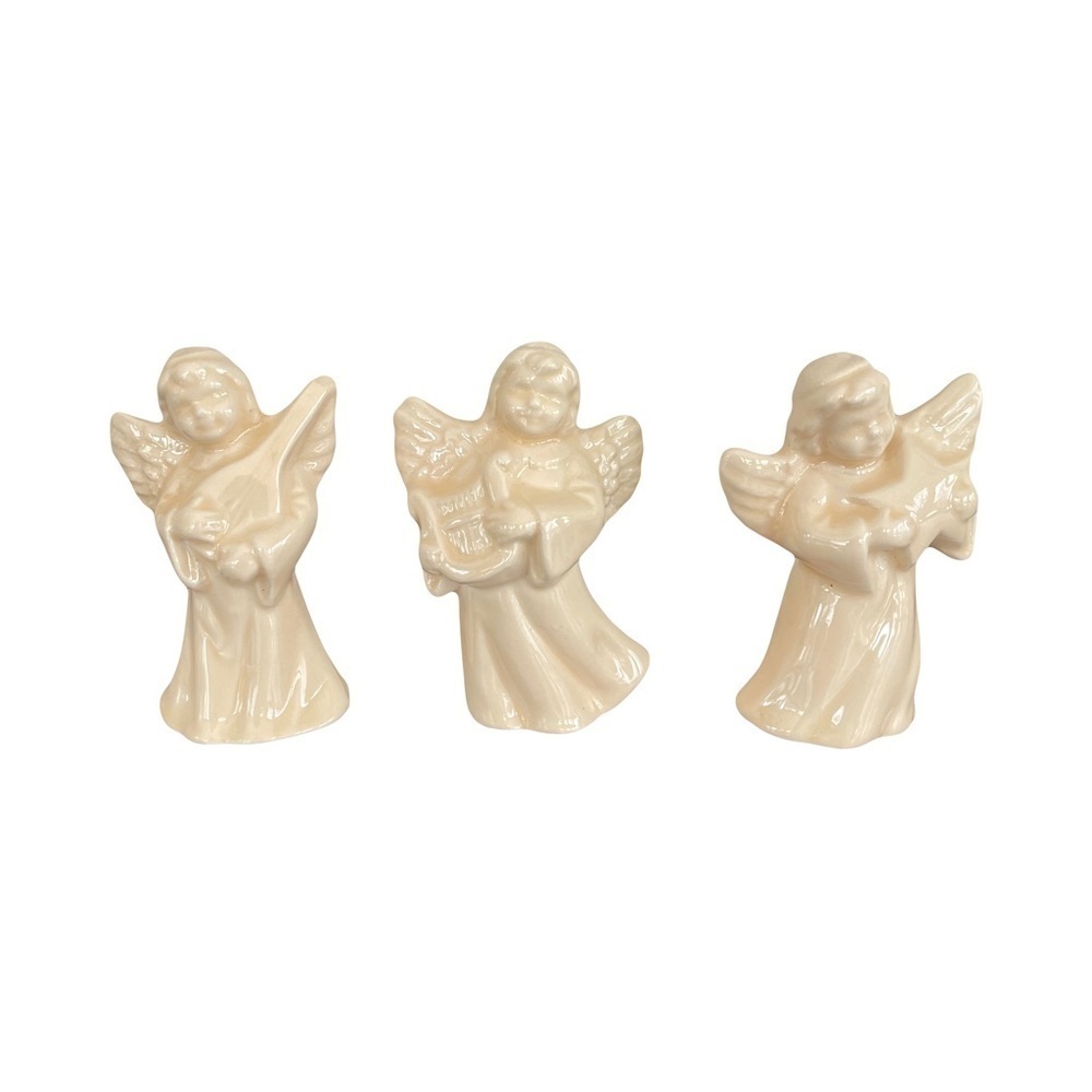 Three Ceramic Angels